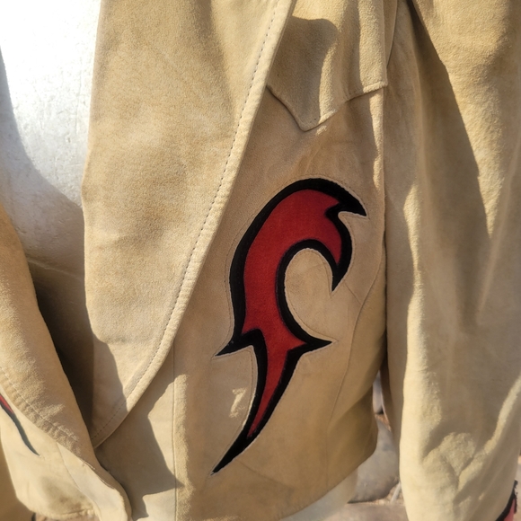 Retro Wild West Suede Jacket Giddy Up🐎 - Picture 4 of 11